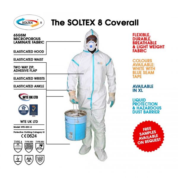 SOLTEX 7 COVERALL – Soltex Cleaning Products & Supplies